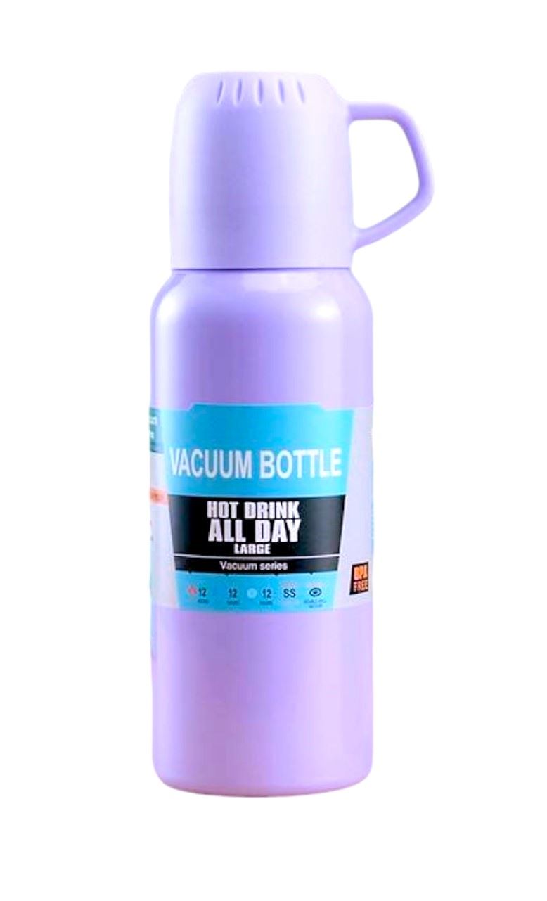 TERMO CON 3 TAZAS CAJA INDIVIDUAL lila